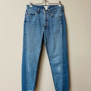 H&M Women’s Mid-Rise Two Toned Jeans